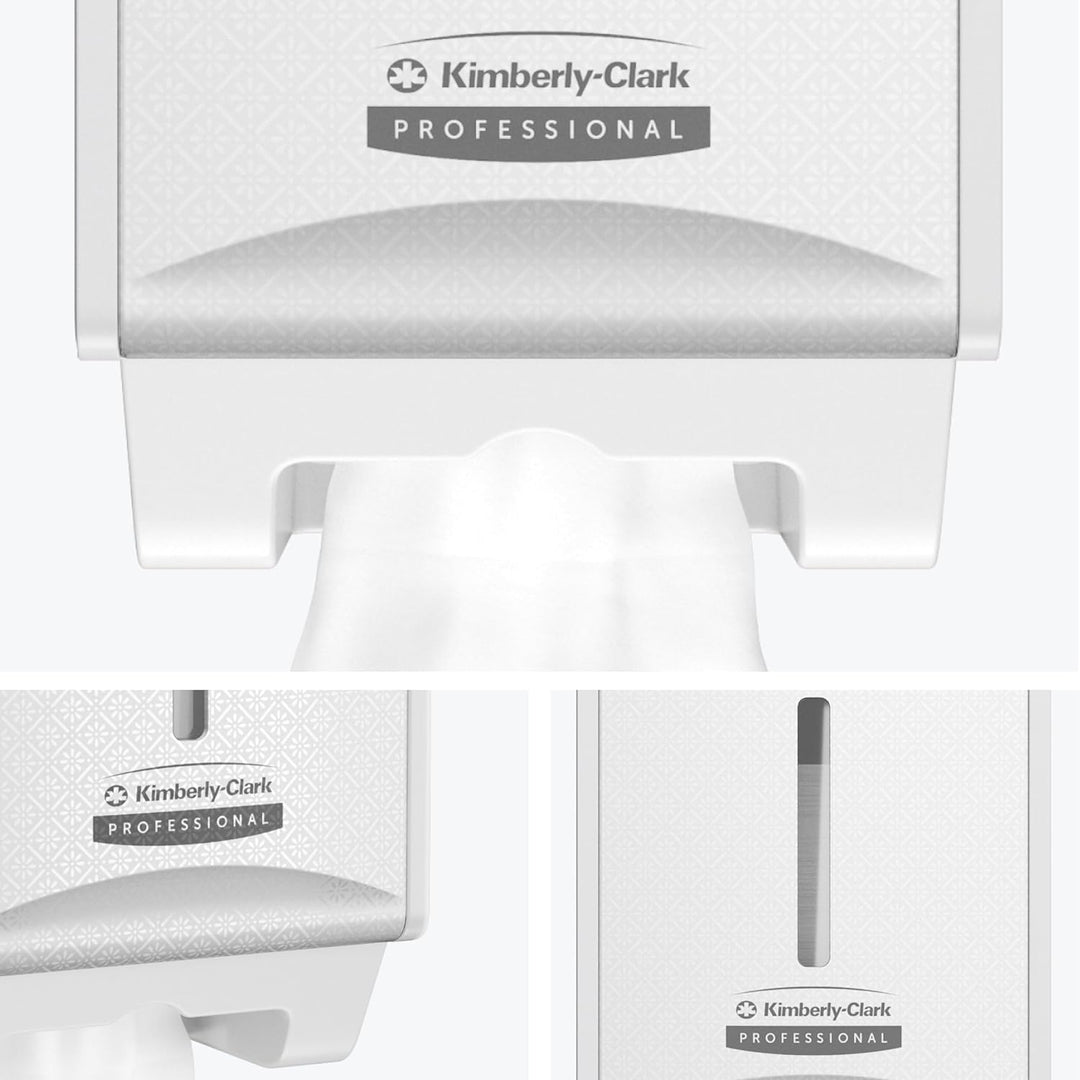 Kimberly-Clark Professional ICON-Spender für Einzelblatt-Toilettenpapier (53949) mit weisser Blende