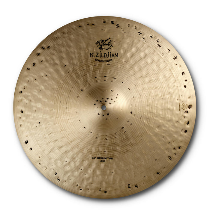 Zildjian K Constantinople Series - 20" Medium Thin Low Ride Cymbal, Mehrfarbig 20 Zoll Thin Low, 20