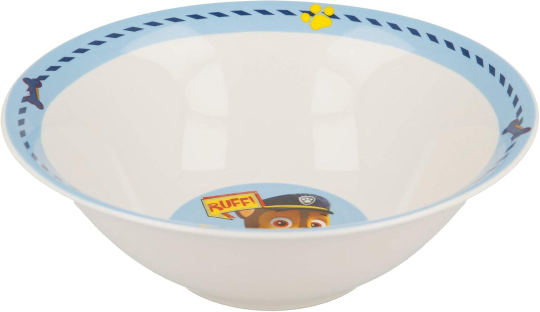Geschirr-Frühstück-Set | Paw Patrol | 3-Teilig | Porzellan | Geschirr für Jungen