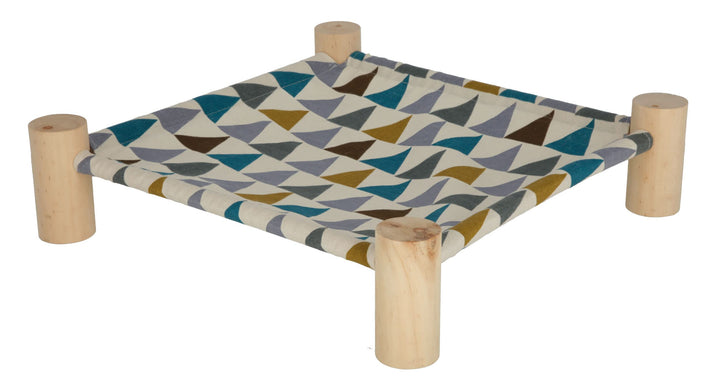 Kerbl 81811 Hängematte für Nager, Kleintierbett Hängebett Canvasstoff 38x38x10cm