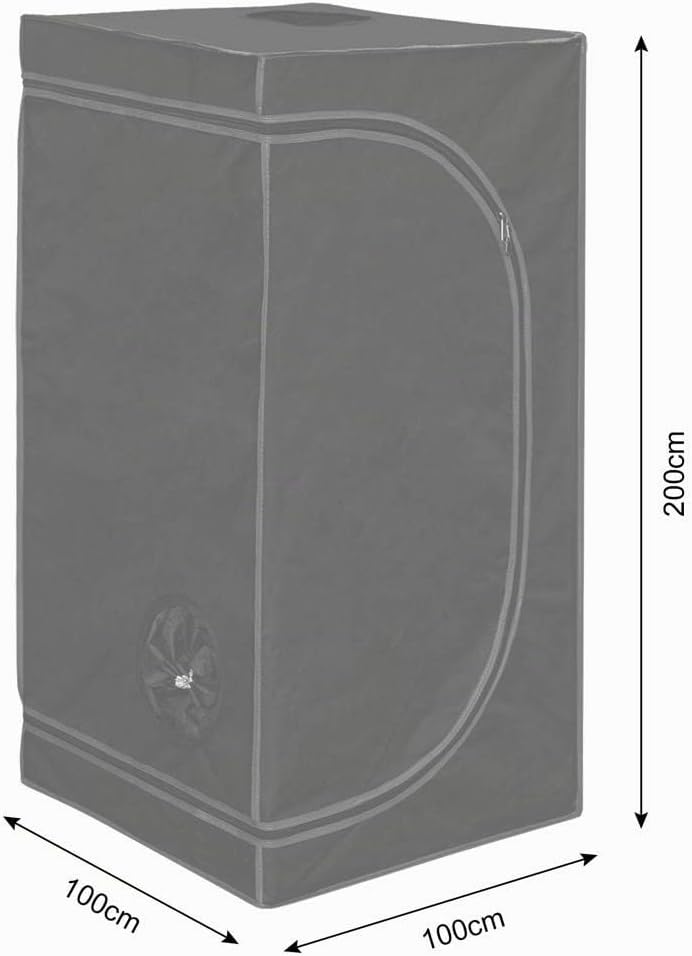 Kingpower Grow Box Grow Zelt für Pflanzen Growbox Gewächshaus Garten Anzucht Gemüse Kräuter Schrank