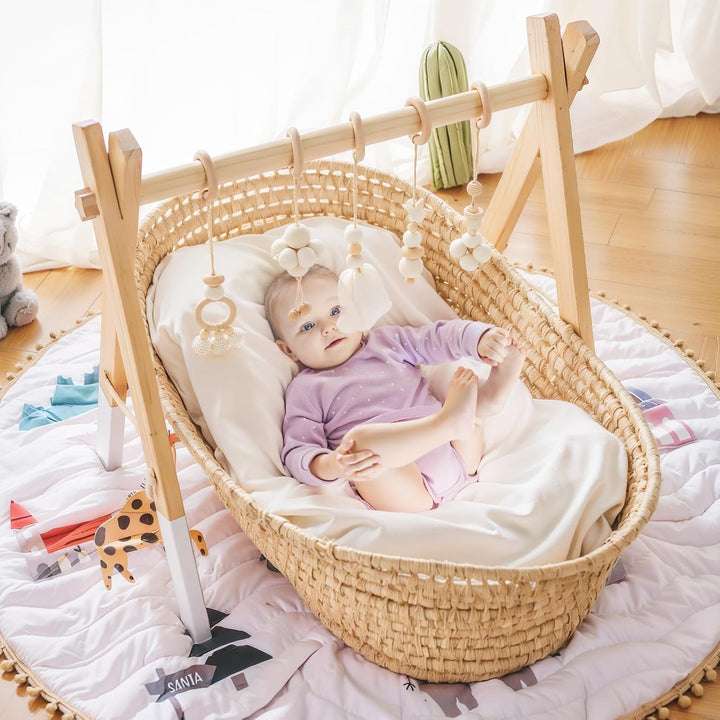 Promise Babe Spielbogen Baby Holz Baby Gym Holz Baby Spielbogen Neugeborenen Spielzeug Spielbogen Ac