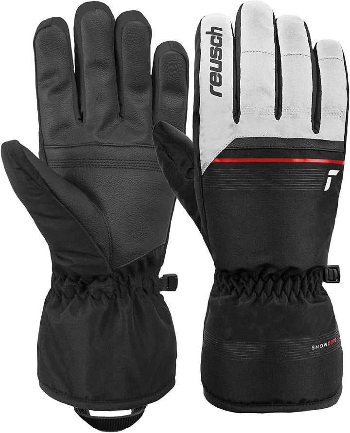 Reusch Herren Snow King Garantiert Winddichte und Extra Atmungsaktive Skihandschuhe Softshellhandsch