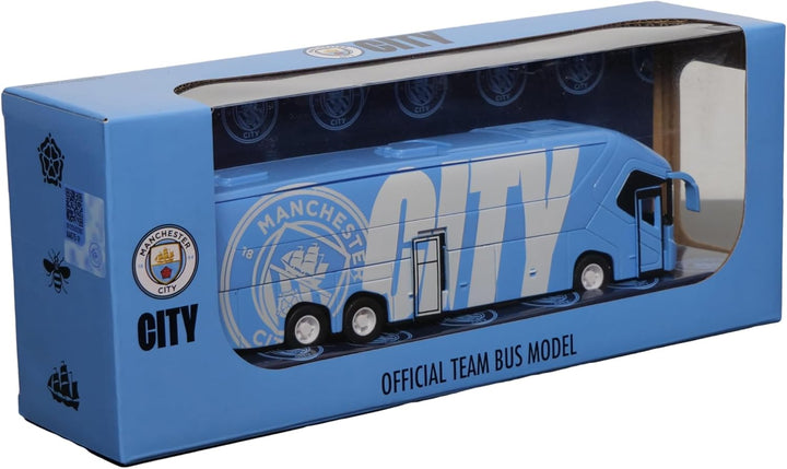 Bus del Manchester City I Autobús del Equipo MC I Aficionados al fútbol I Juguete Coleccionable I Li