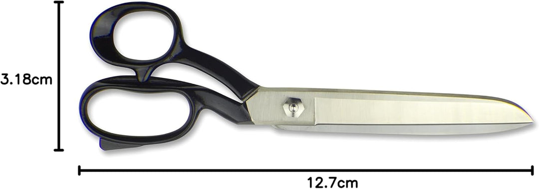 Mundial 490-12 Industriell geschmiedetes Stay-Set 30,5 cm gebogene Trimmer mit schwarz emaillierten