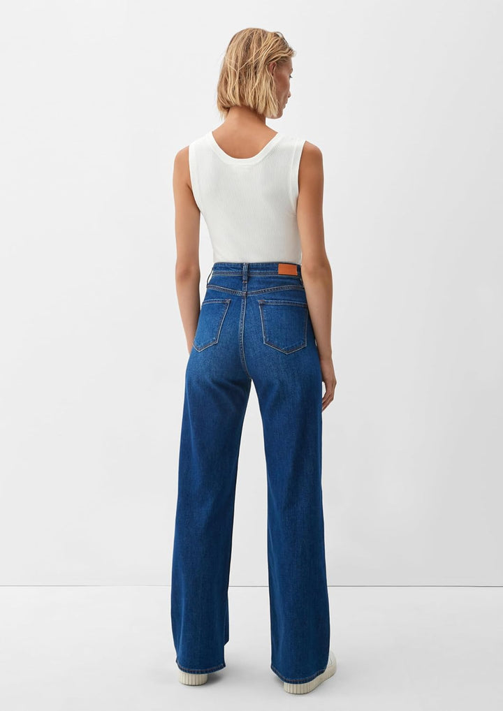 s.Oliver Jeans Suri/Regular Fit/Super High Rise/Wide Leg 42W / 32L 55z4, 42W / 32L 55z4