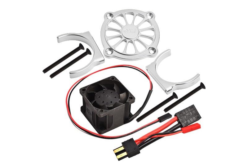 GPM for Traxxas E-Revo 2.0 VXL Brushless (86086-4) Aluminum Motor Heatsink with Cooling Fan - 1 Set