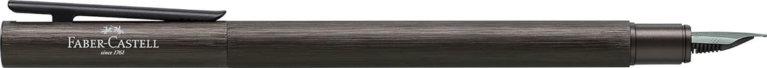 Faber-Castell 146253 - Füller Neo Slim Aluminium, Federbreite B, gunmetal Federbreite B gunmetal, Fe