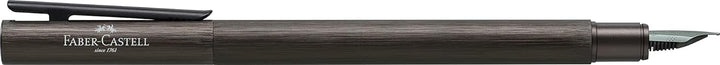 Faber-Castell 146253 - Füller Neo Slim Aluminium, Federbreite B, gunmetal Federbreite B gunmetal, Fe