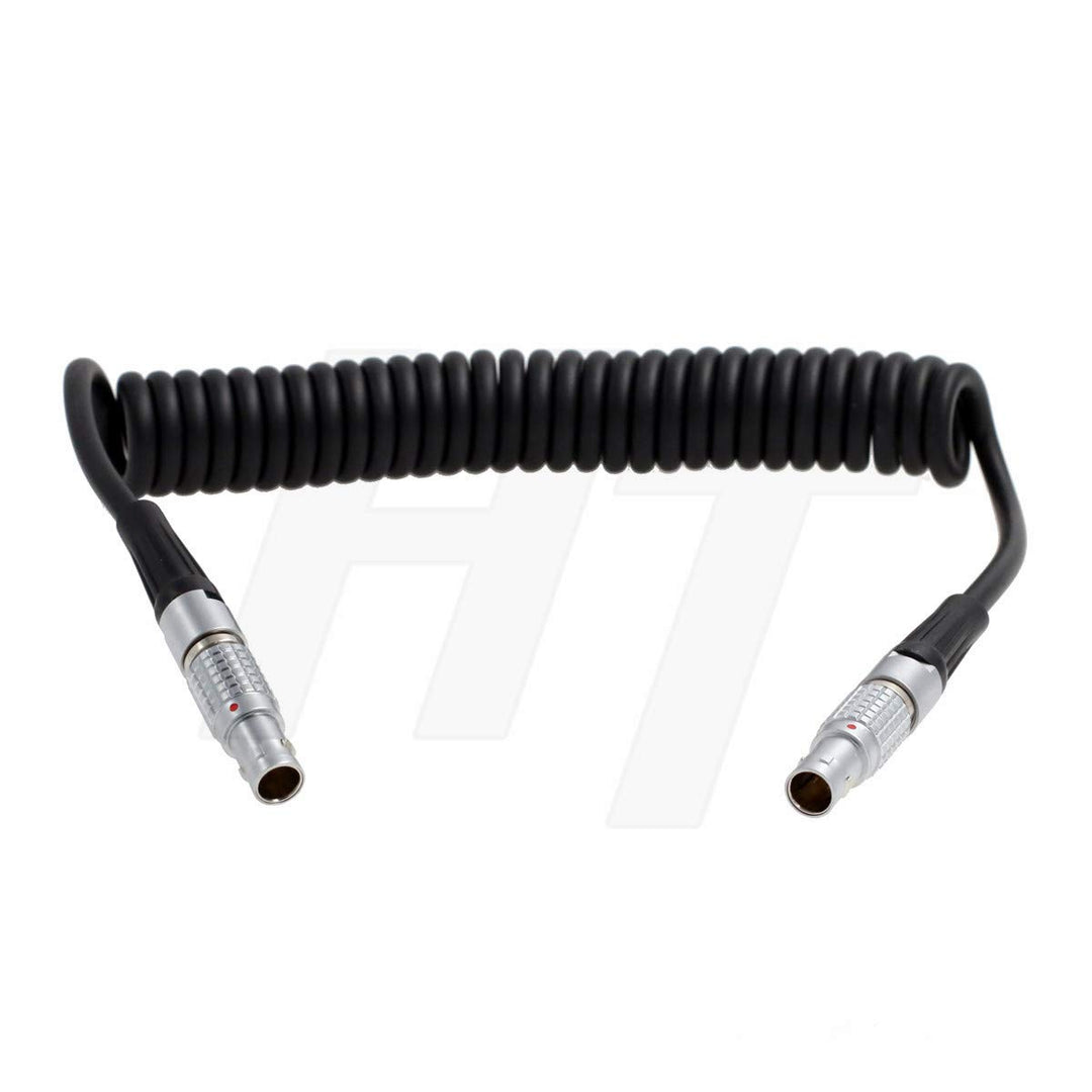HangTon 2 Pin auf 2 Pin Power Coiled Kabel für ARRI Alexa Transvideo Monitor Teradek Bond