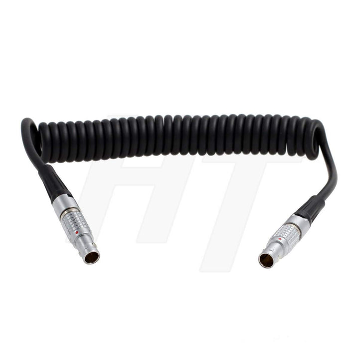 HangTon 2 Pin auf 2 Pin Power Coiled Kabel für ARRI Alexa Transvideo Monitor Teradek Bond