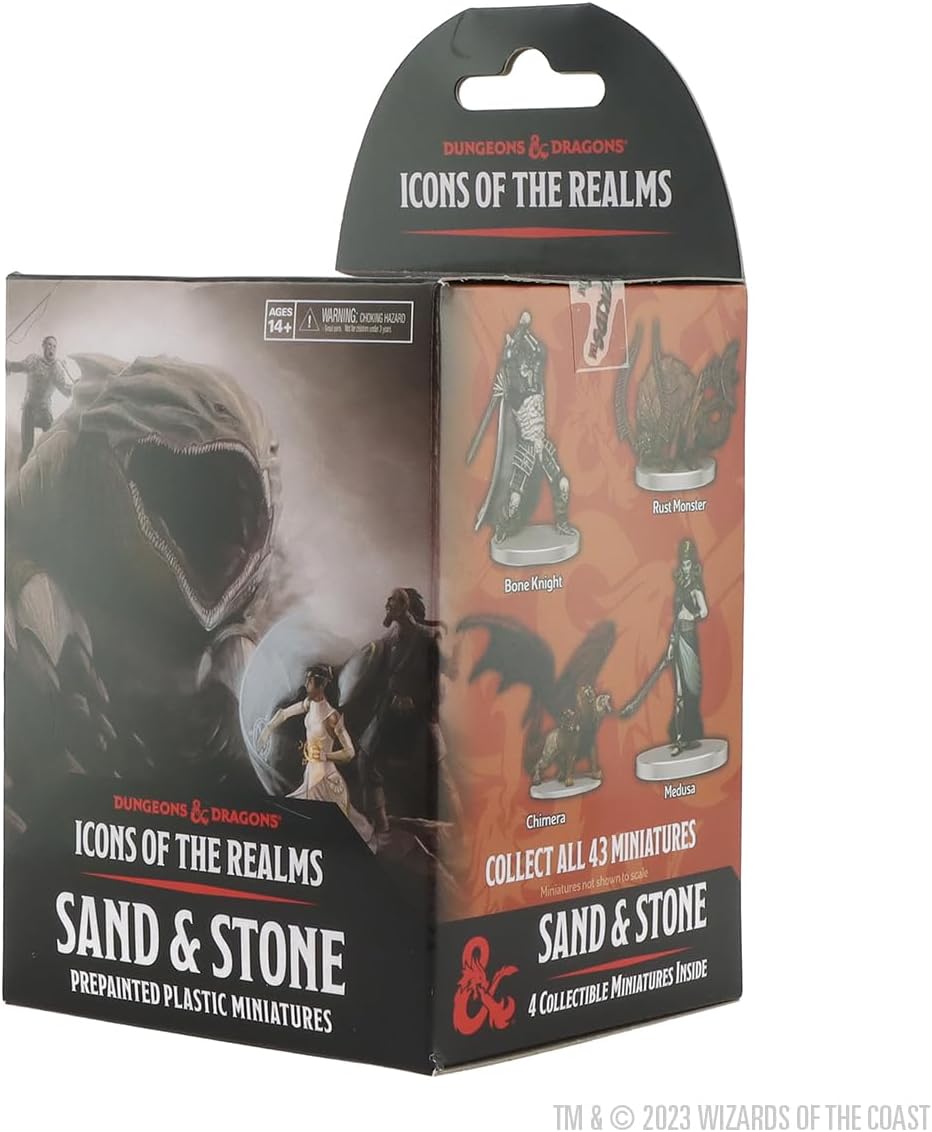Wizkids D&D Icons of The Realms: Sand & Stone (Set 26) Booster Brick (8)