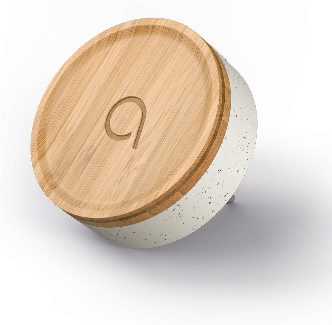 AVIDSEN Bamboo Funk Türklingel, umweltfreundlich, Bambus/recycelter Kunststoff, ohne Batterien, 150