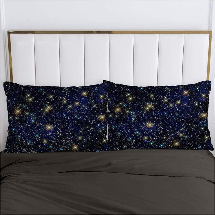 Luowei Bettwäsche 135x200cm 3D Galaxis Sternenhimmel Motiv Bettbezug Set Mikrofaser Kinder Jungen De