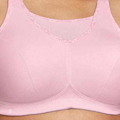 Glamorise Damen Bustier BH mit Perfektem Halt Sports Bra, Undurchsichtige 75C Perfekt Pink, 75C Perf