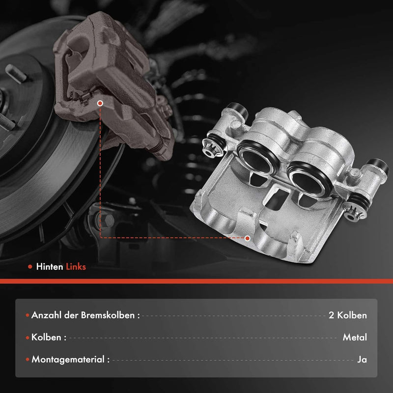 Frankberg 1x Bremssattel Bremszange Vorne Links Kompatibel mit Daily IV 2.3L-3.0L 2006-2011 Daily V