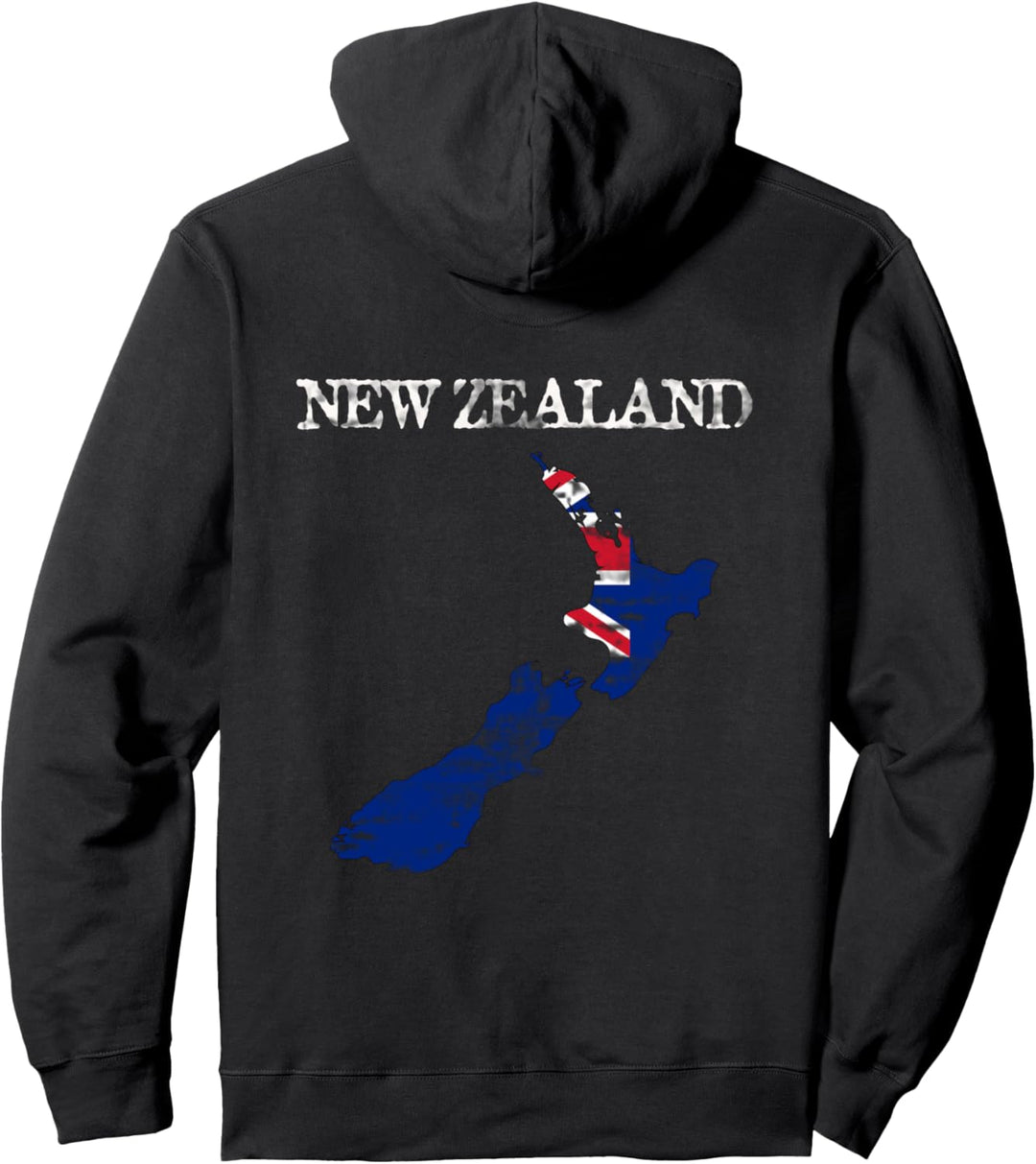 Jahrgang Neuseeland Neuseeländischer Stolz Flagge Pullover Hoodie