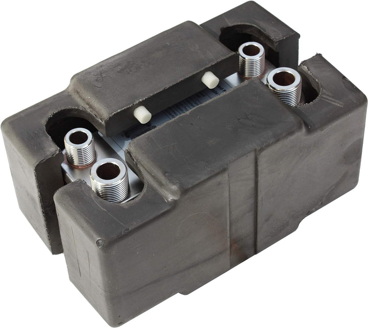 Edelstahl Plattenwärmetauscher + Isolation B3-12-30 mit 2x1/2 & 2x3/4 Zoll Anschl. 65kW Heizung Sola