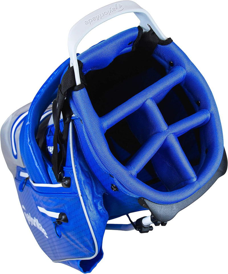 TaylorMade Flextech Waterproof wasserdichte Standtasche Einheitsgrösse Königsblau/silberfarben, Einh
