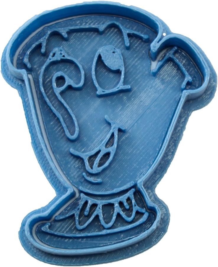 Cuticuter Bella Y Bestia Pack Ausstechform, Blau, 16 x 14 x 1.5 cm, 7 Stück
