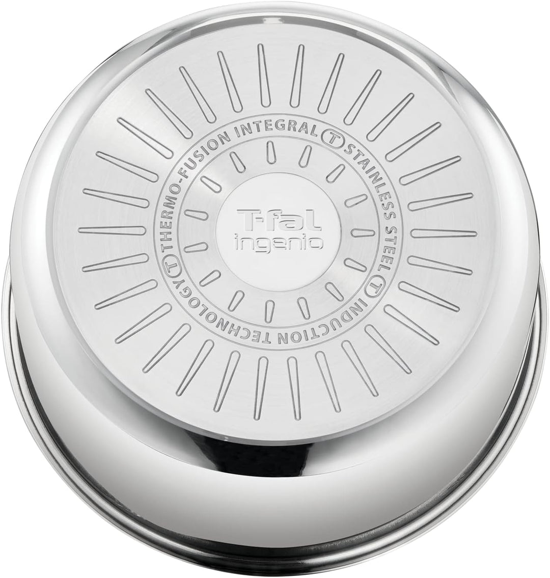 Tefal Ingenio Preference L8982804 Stieltopf, 16 cm, stapelbar, Edelstahl, Induktion, Vielseitigkeit,