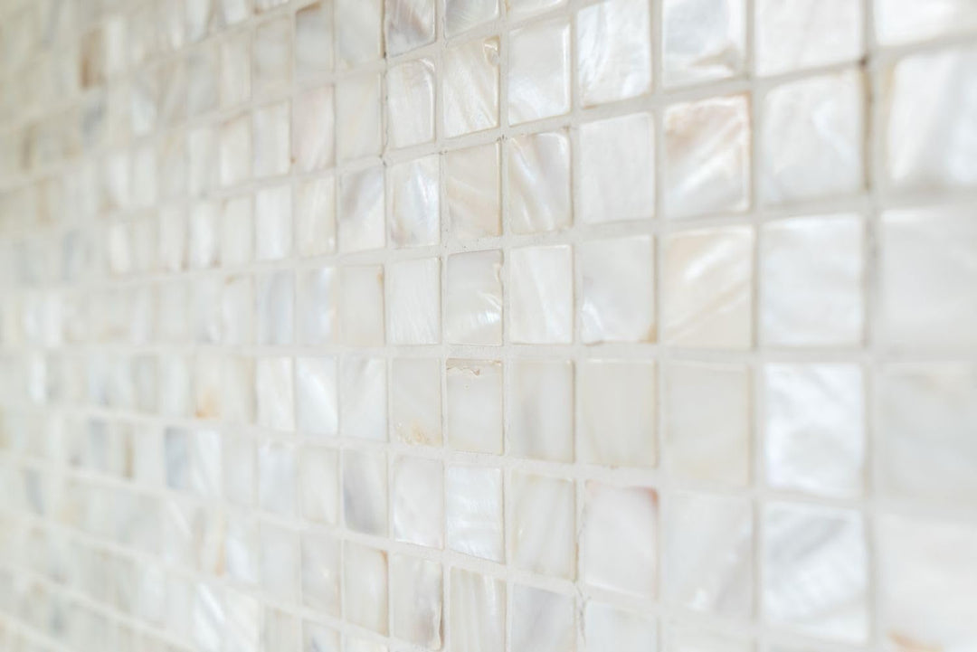 Mosaik Fliese Muschel perlmutt für WAND BAD DUSCHE KÜCHE FLIESENSPIEGEL THEKENVERKLEIDUNG BADEWANNEN