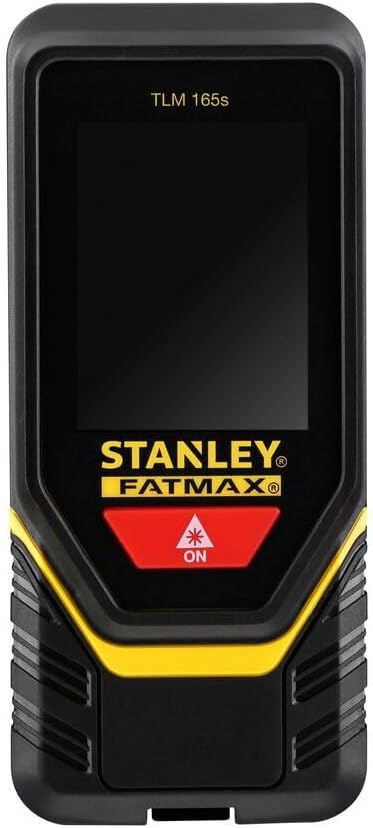 Stanley Laser-Entfernungsmesser TLM165s (Längen-, Flächen-, Volumen- und Höhenmessung, Bluetooth Dat
