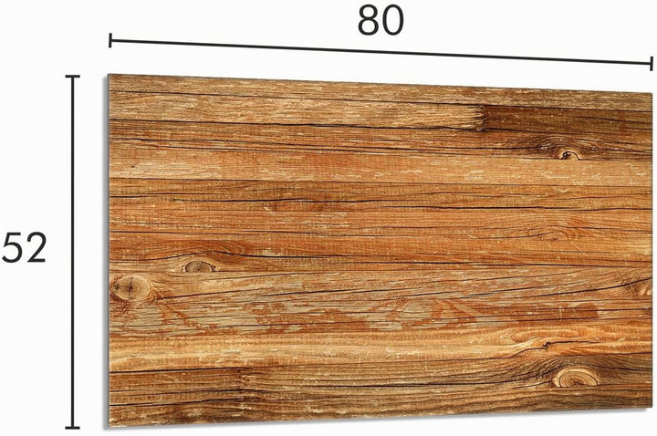Herdabdeckplatte 80x52 cm 1-teilig Ceranfeldabdeckung Induktion Herdschutz Spritzschutz Glasplatte D