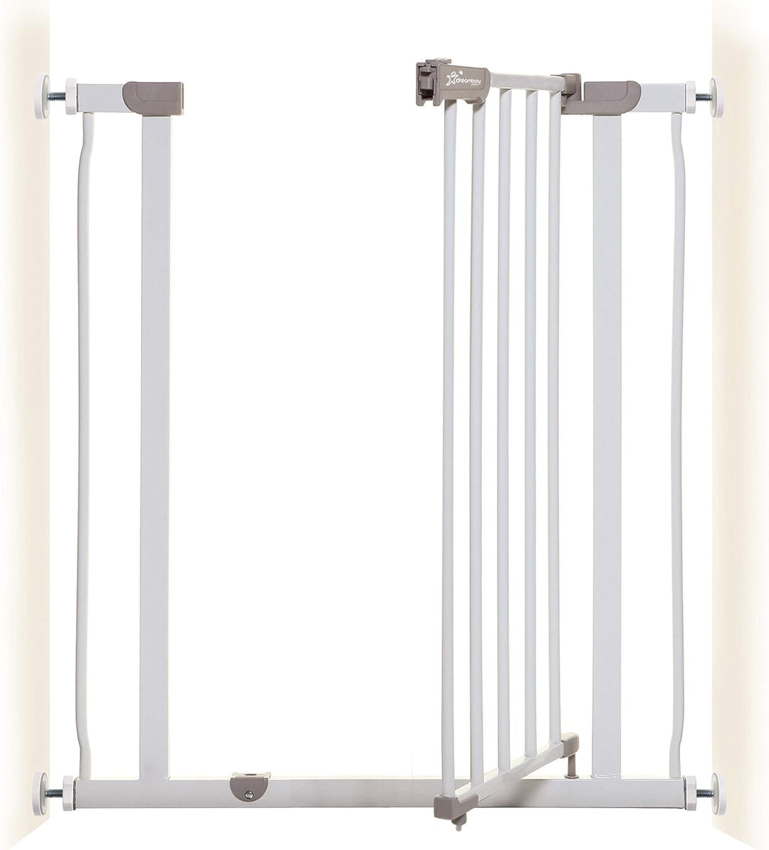 Dreambaby® Ava Slimline - Extra-Schmale Tür- & Treppengitter 61-68cm - Druckinstallation. Geeignet f