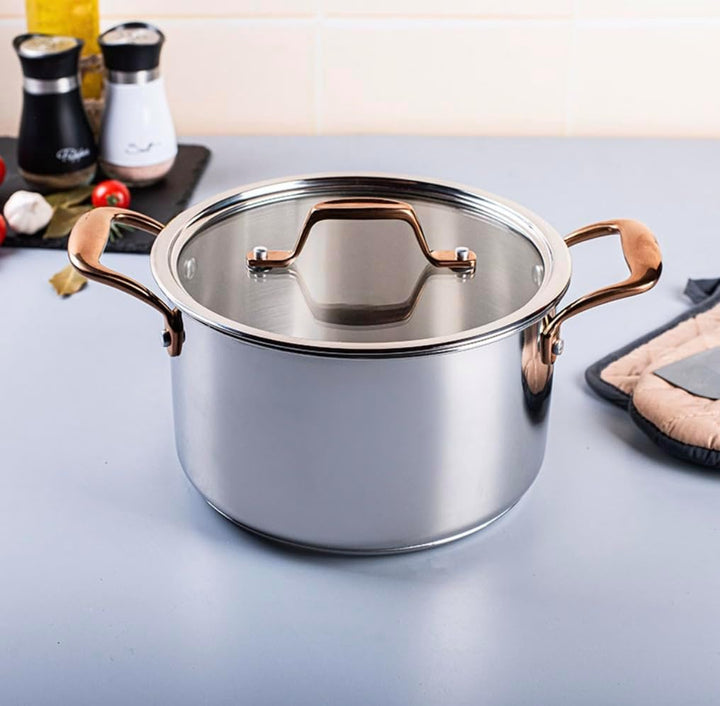 Metalac Kochtopf, VENERA, Edelstahl 20cm/3,8l