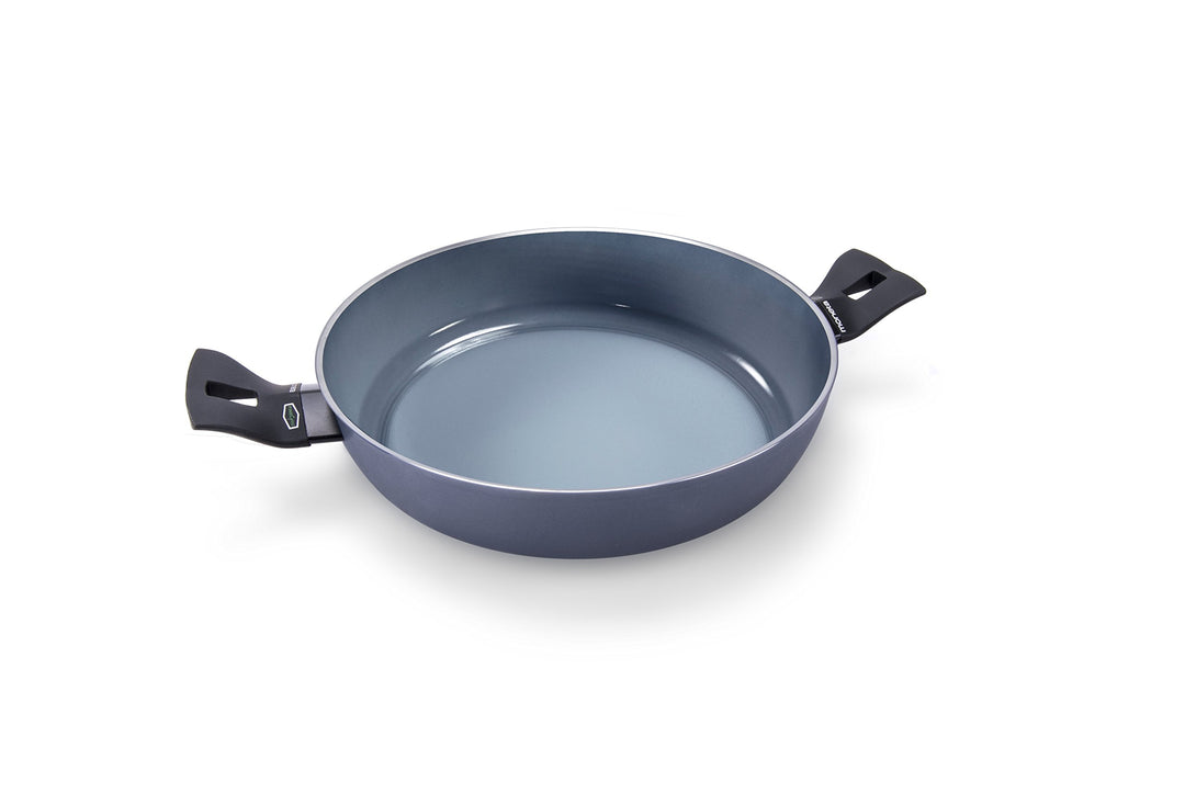 Moneta Aria Finegres Schmorkasserolle 28 cm, Aluminium, Grau