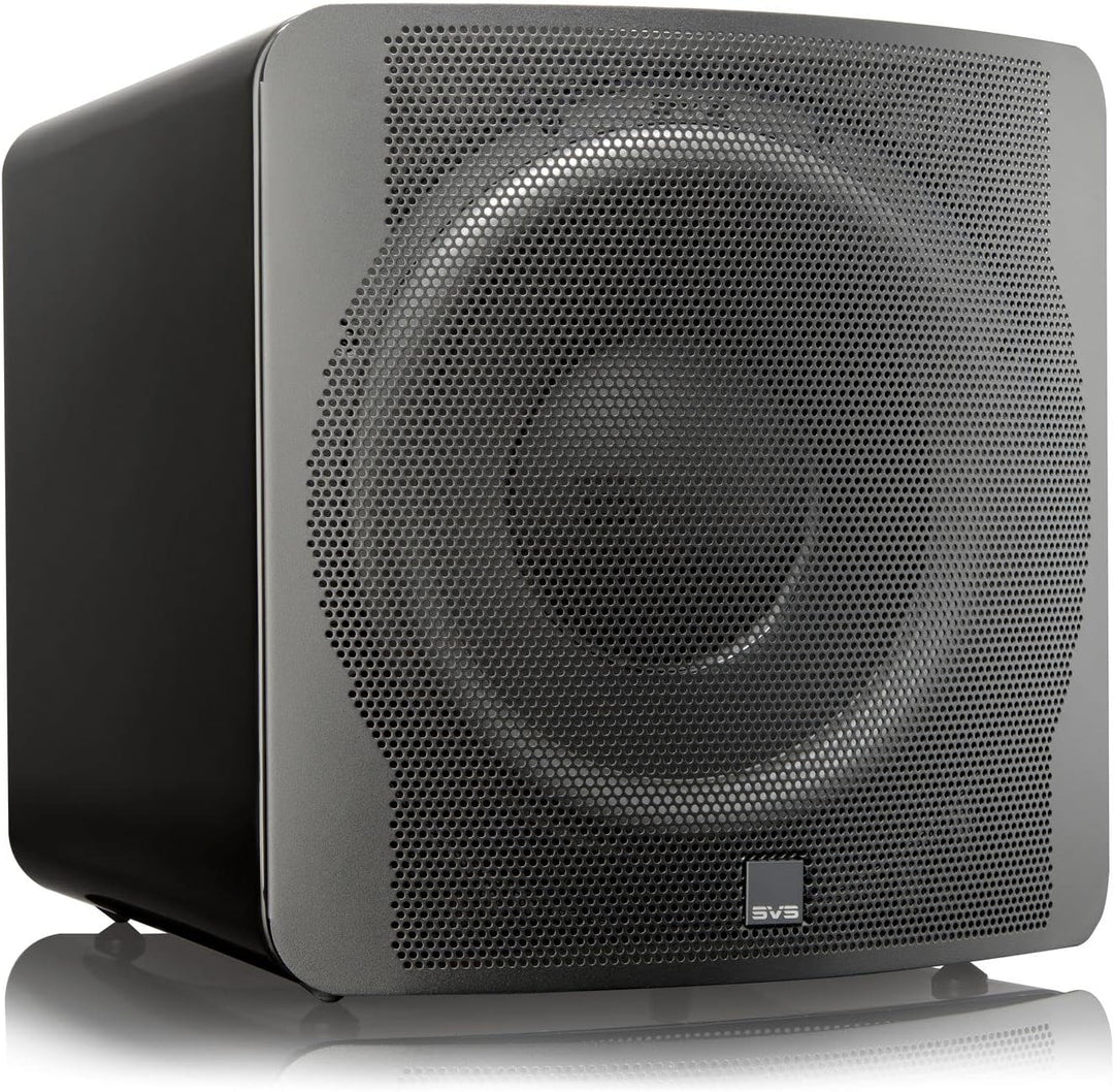 SVS SB-3000 versiegelter Subwoofer (Piano Gloss Black) Einzeln Schwarz, Einzeln Schwarz