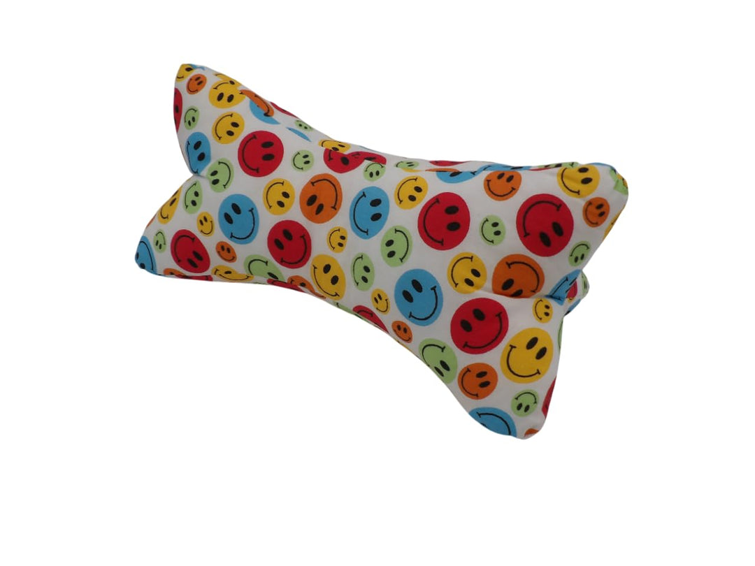Manufaktur Martinshof Leseknochen Smiley, Nackenkissen, Nackenknochen, Nackenrolle,Lesekissen, Lesek