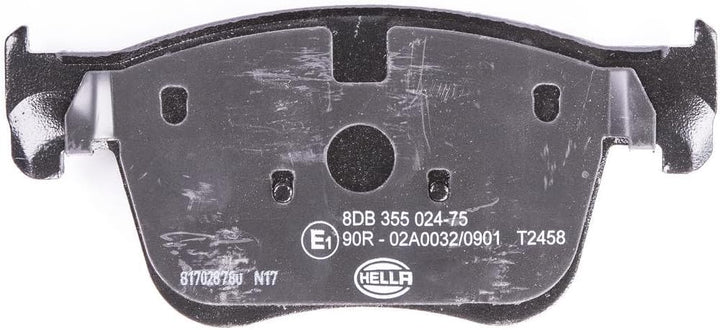 HELLA PAGID 8DB 355 024-751 Bremsbelagsatz - T2458 - Dicke/Stärke: 17.1mm - Bremssystem: Teves - nic