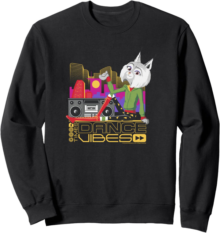 Sing 2 Nooshy Retro City Poster Sweatshirt