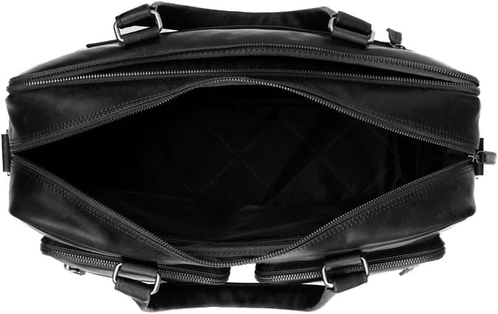 The Chesterfield Brand Misha - Aktentasche 17" Leder 43 cm Schwarz, Schwarz