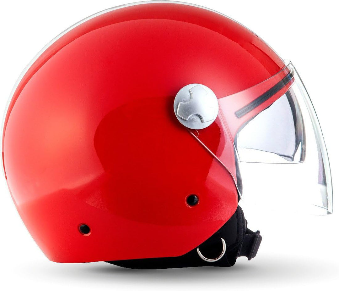 ARMOR HELMETS® AV-63 „Fun Matt Black“ · Jet-Helm · Motorrad-Helm Roller-Helm Scooter-Helm Moped Mofa