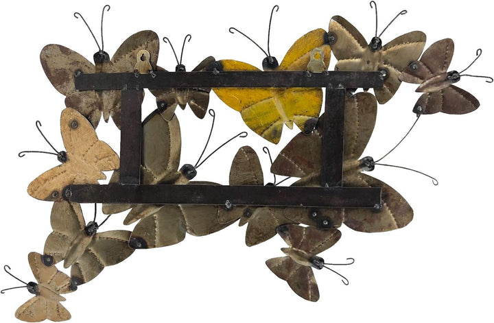 Crispe Wandbild Wanddekoration Schmetterlinge aus recyceltem Metall hergestellt