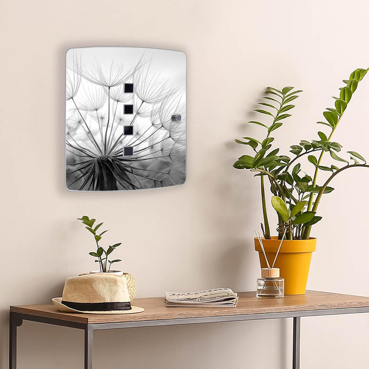 banjado® Design Schlüsselkasten aus Edelstahl Motiv Ready for Takeoff für 10 Schlüssel - Schlüsselsc