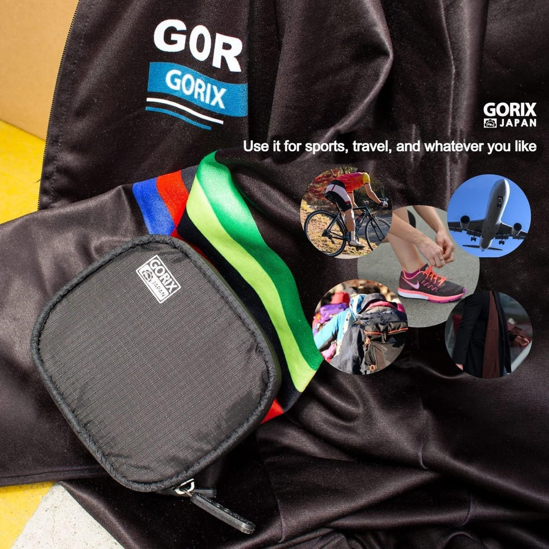 GORIX Cycle Wallet Pouch Kleine Tasche Wasserdichtes Handy Münzfach Rennrad MTB Fahrrad (GX-Bkmini)