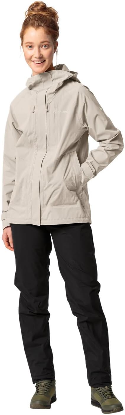 VAUDE Damen Women's Comyou Rain Jacket Jacke 36 ecru, 36 ecru