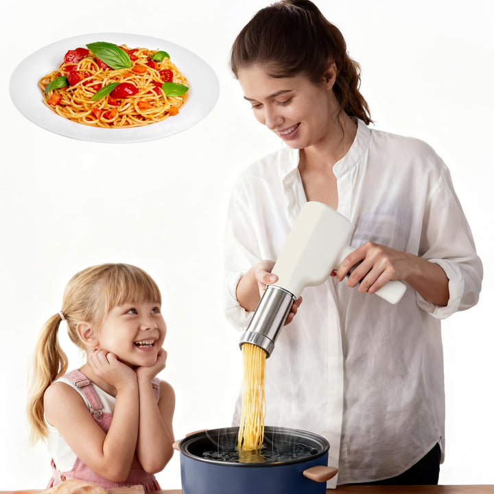 Nudelmaschine Elektrische Handheld, Nudelmaschine Tragbare 40W, Spaghetti Eis Gekauft Maschine Kabel