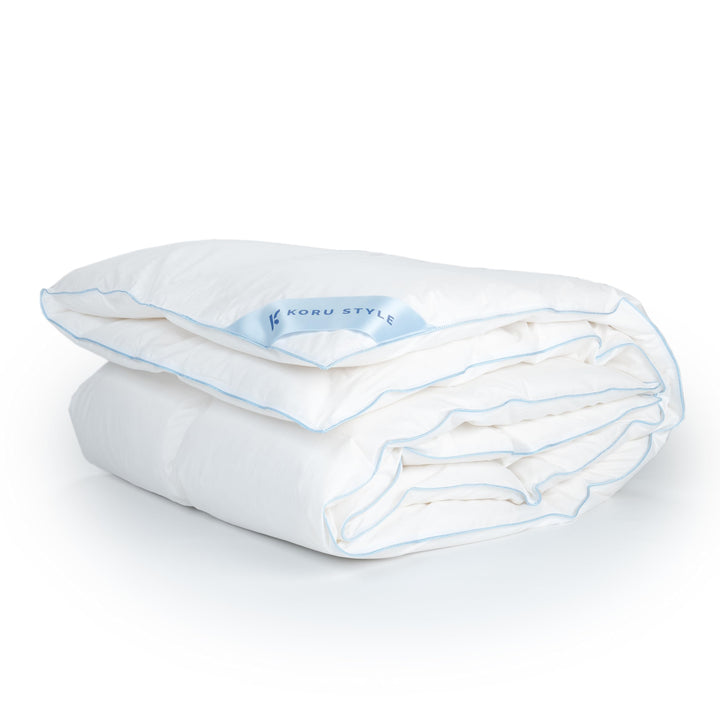 Koru Style Premium Daunen Bettdecke 135x200 cm – 100% Daunen – Winterdecke 135x200 cm – Daunendecke