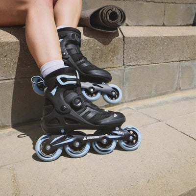 Rollerblade Damen Macroblade 84 Boa W Inline-Skates EU: 38/38.5 (UK: 5-5.5 / US: 7-7.5) SCHWARZ/PULV