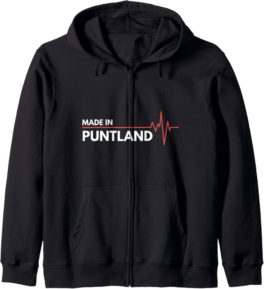 Born In Puntland Somalia Geburtsort Kapuzenjacke