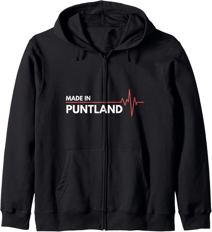 Born In Puntland Somalia Geburtsort Kapuzenjacke