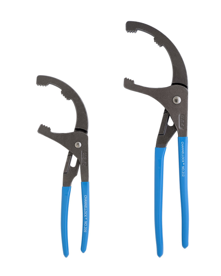 Channellock OF-2 Ölfilter & PVC-Zangen, 30,5 cm und 22,9 cm, ideal für Motorfilter, Leitungen und Ar
