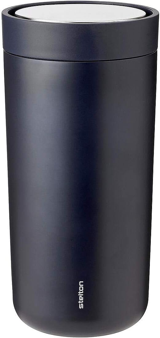Stelton To-Go Click - Thermobecher, doppelwandige Isolierflasche - Rostfreier, auslaufsicherer Kaffe