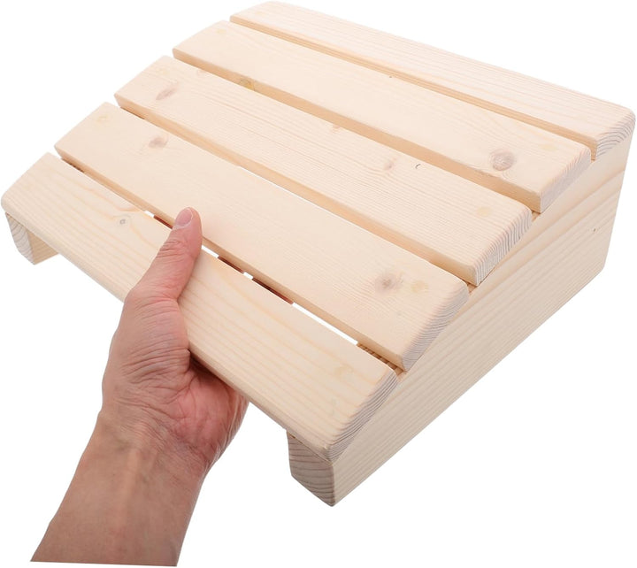 TOYANDONA Klavierhocker Aus Holz Für Junge Mädchen Ergonomische Fussstütze Für Schreibtisch Anfänger