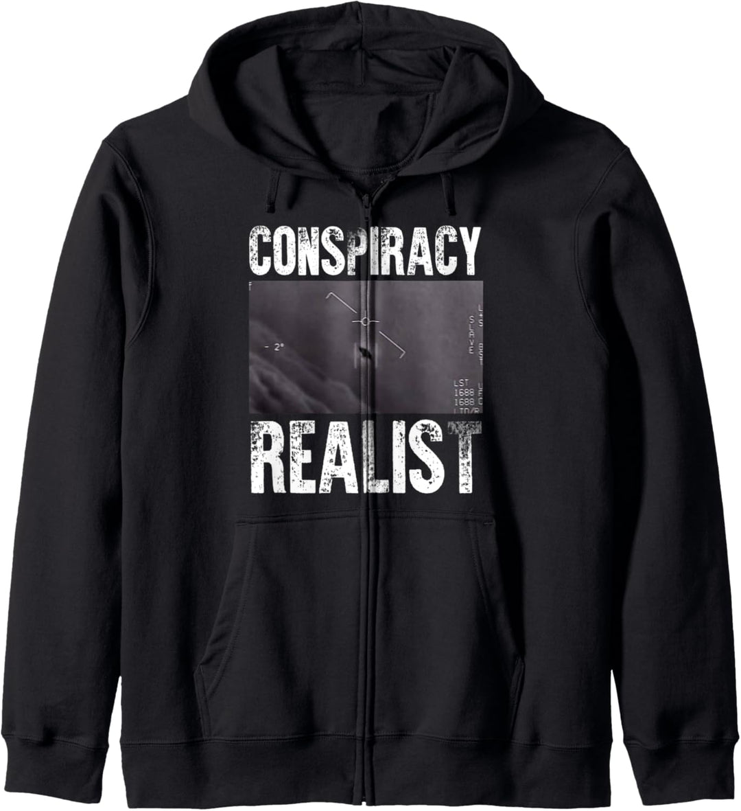 Verschwörung Realist Shirt UFO USA Regierung Geschenk Kapuzenjacke